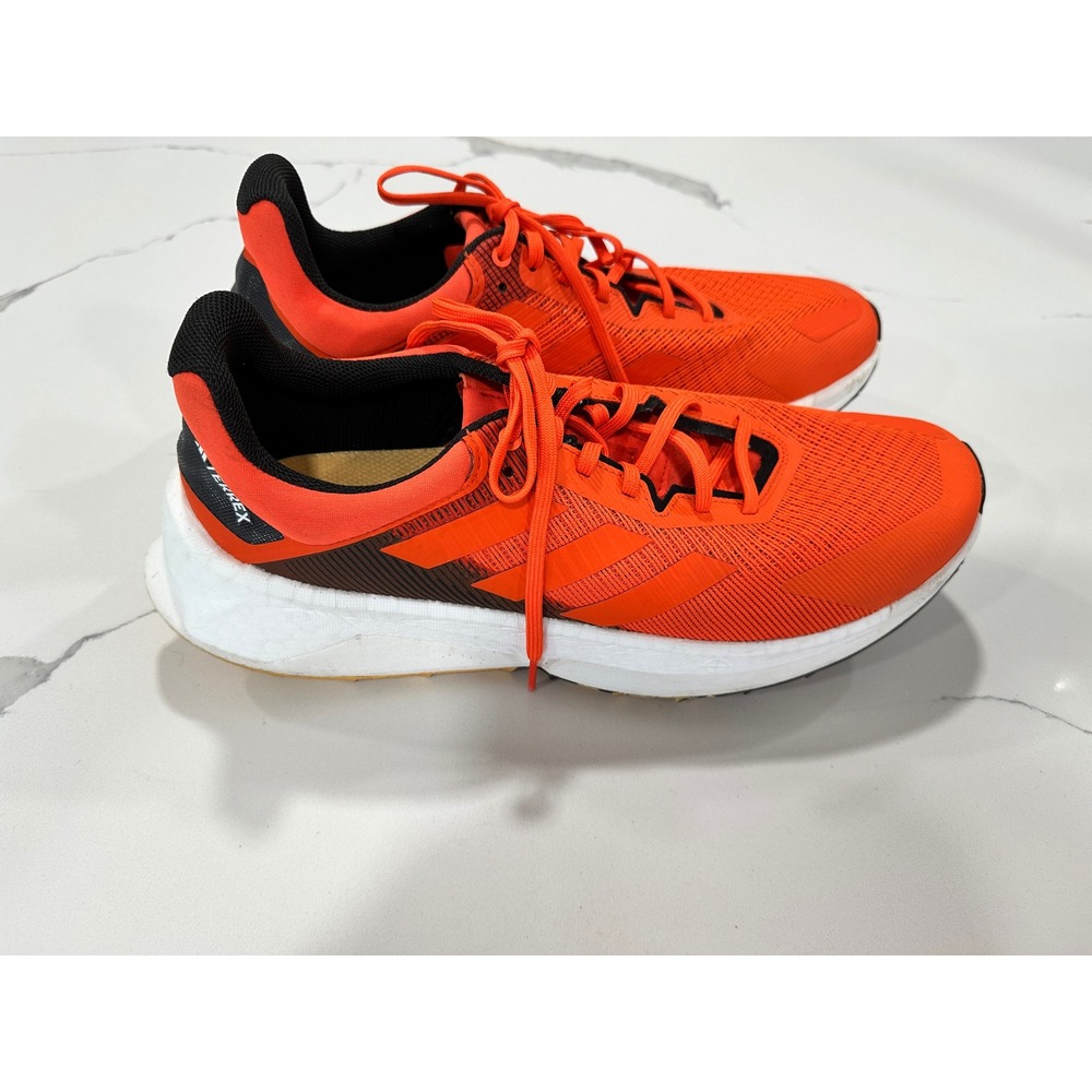 Adidas Terrex Agravic Speed Mens Trail Running‎ Shoes Solar Red Orange IE8455 14